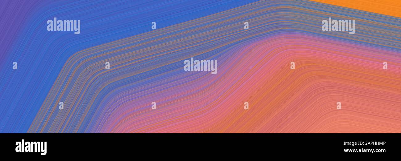 Banner Background Graphic With Curvy Background Design With Slate