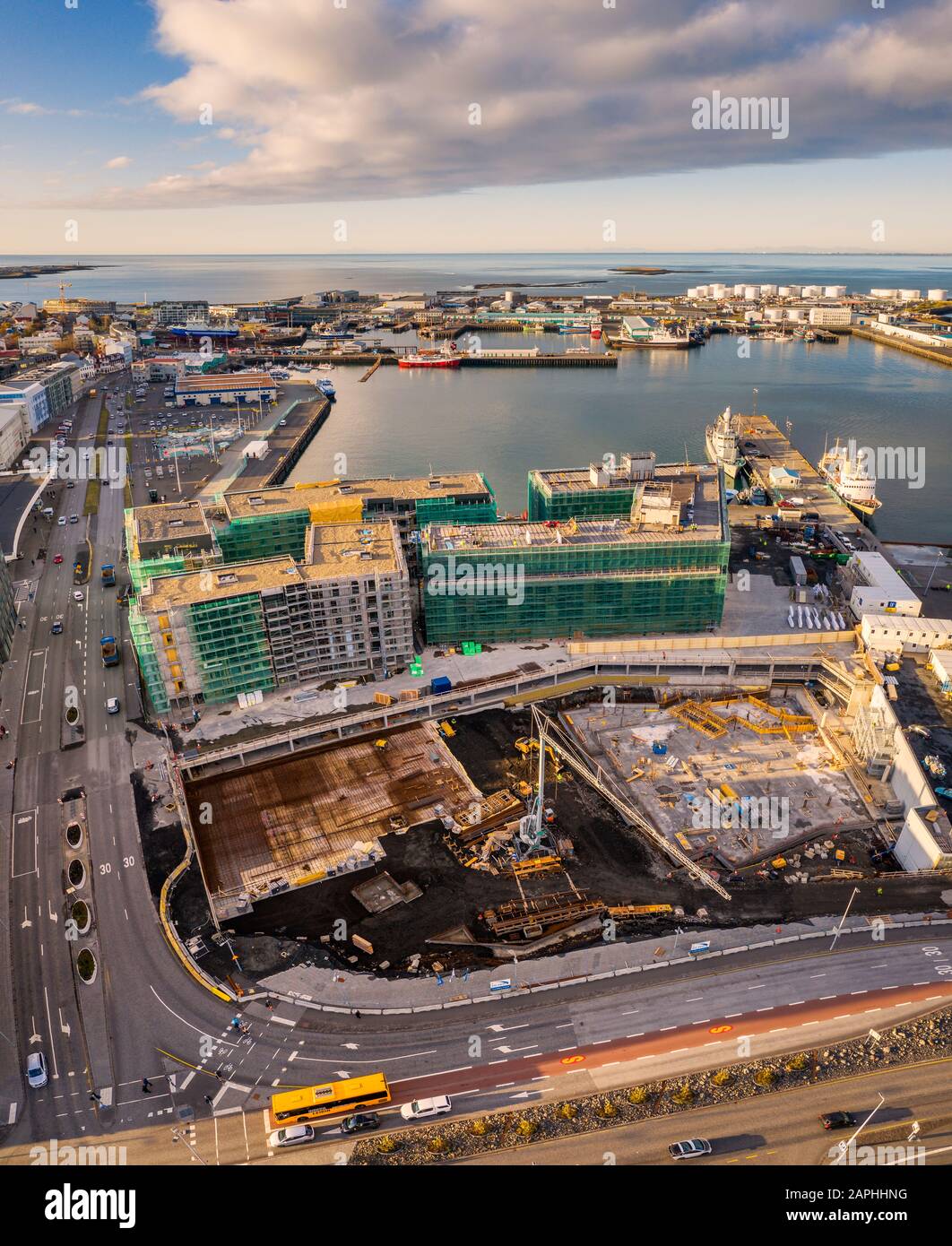 Construction, Reykjavik, Iceland Stock Photo