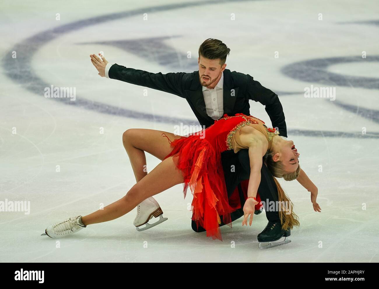 Steiermarkhalle, Graz, Austria. 23rd Jan, 2020. Alexandra Stepanova And ...