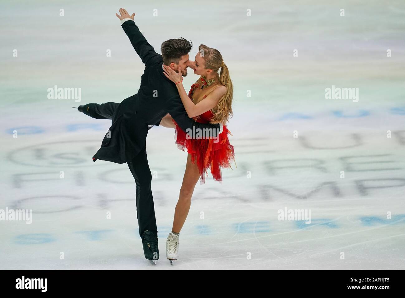 Steiermarkhalle, Graz, Austria. 23rd Jan, 2020. Alexandra Stepanova And ...