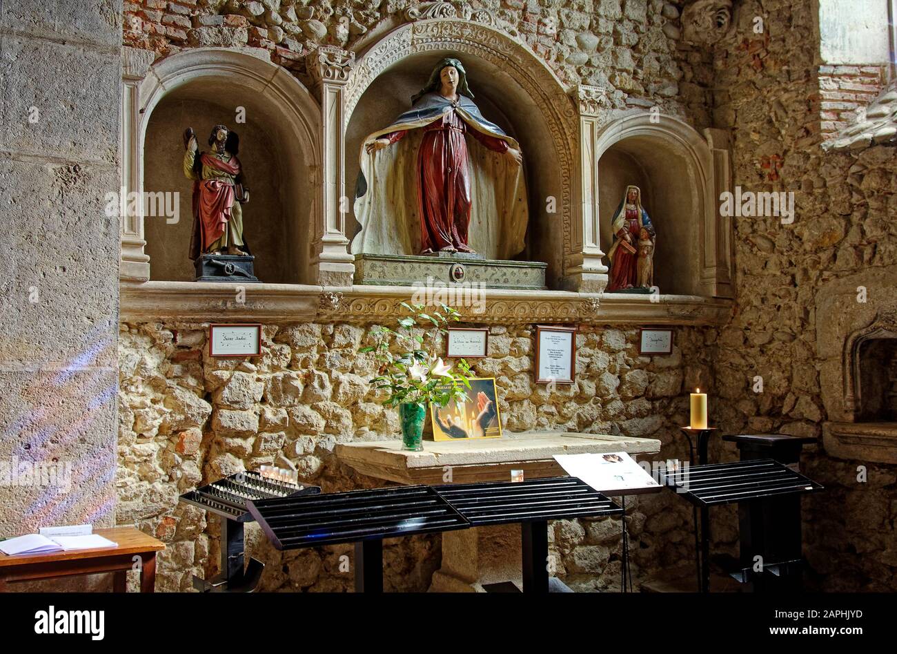 Marie candles hi-res stock photography and images - Alamy