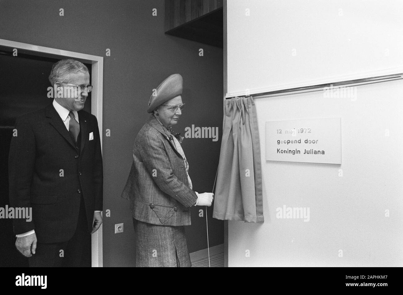 Opening of the hospital complex Leyenburg in The Hague by Her Majesty