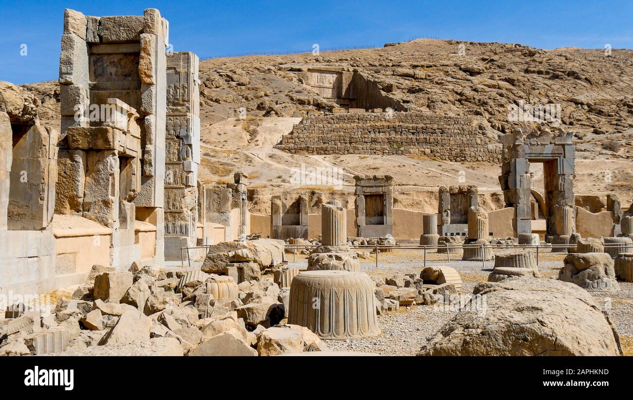 Persepolis, World Heritage of the UNESCO, Iran Stock Photo