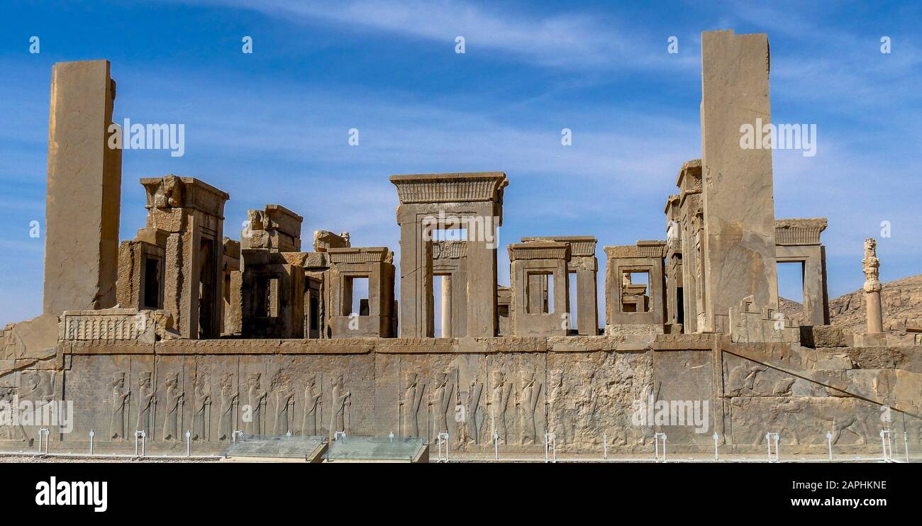 Persepolis, World Heritage of the UNESCO, Iran Stock Photo