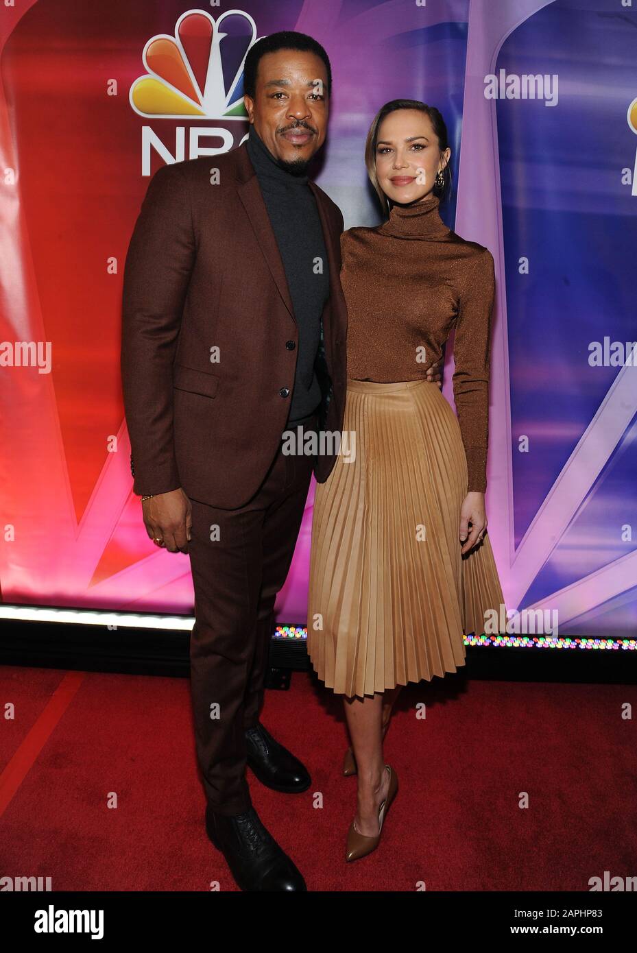 NEW YORK, NEW YORK JANUARY 23Russell Hornsby and Arielle Kebbel from