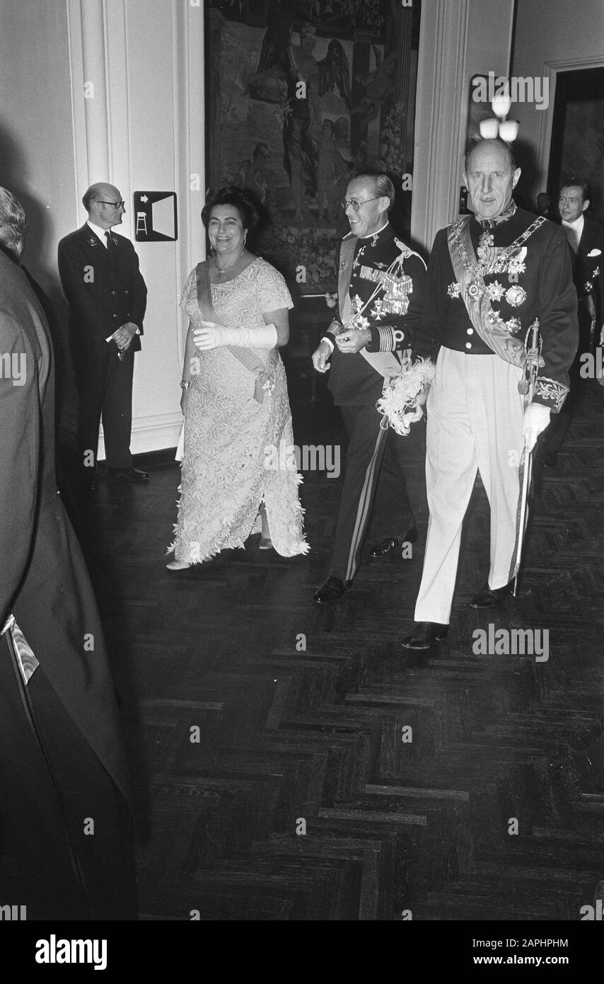 State visit President Tito of Yugoslavia Description: The Dutch government  offers President Tito and wife a gala dinner Date: 21 October 1970  Location: Amsterdam, Noord-Holland Keywords: gala diners, presidents,  governments Personal name: