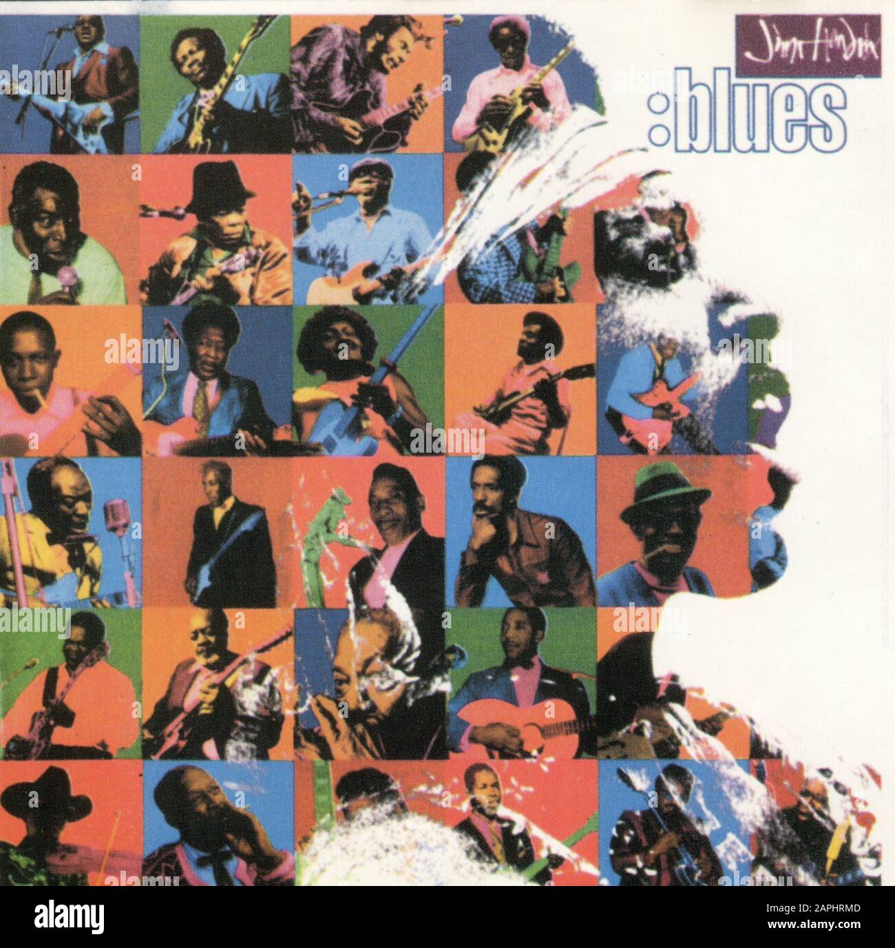 CD: Jimi Hendrix "Blues", released on MCA Records on November 12, 2002. Stock Photo