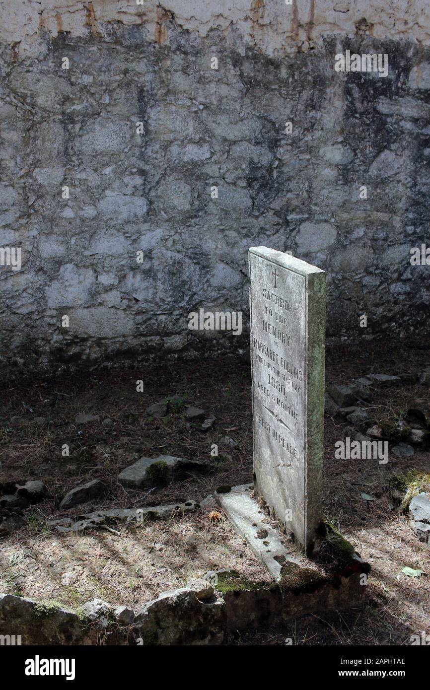 English Cemetery. Real del Monte, Hidalgo, Mexico. Stock Photo