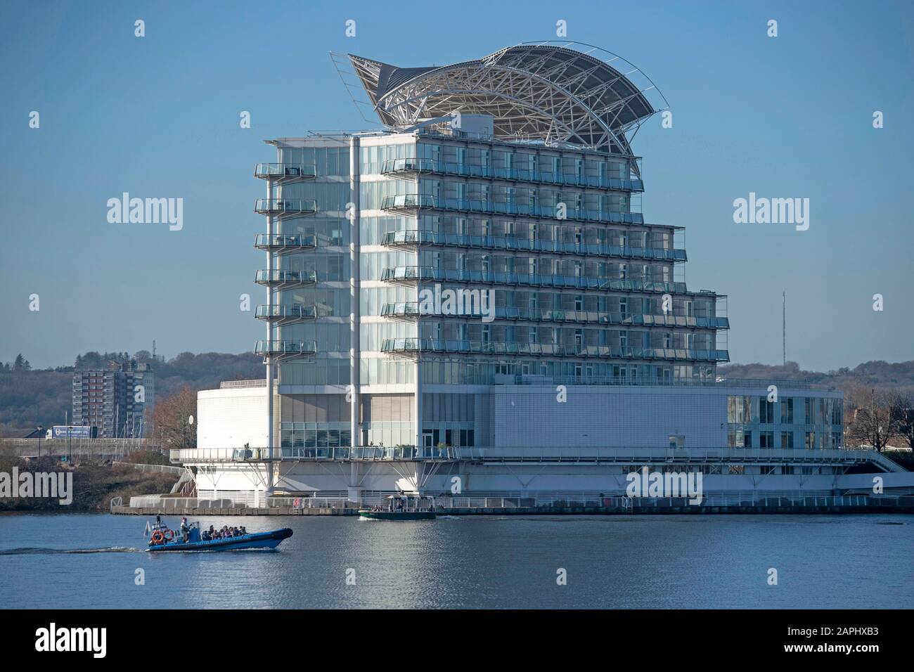 The Voco St Davids Cardiff Hotel In Cardiff Bay South Wales Uk On A Sunny Winters Day Stock Photo - Alamy