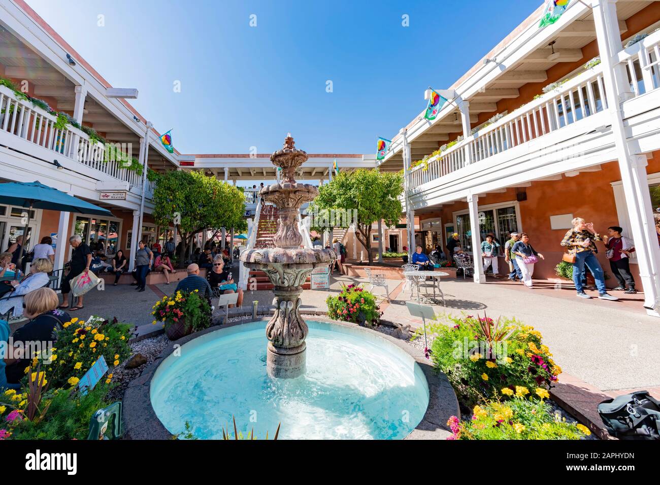 Albuquerque, OCT 5 Beautiful stores around Plaza Don Luis on OCT 5, 2019 at Albuquerque, New