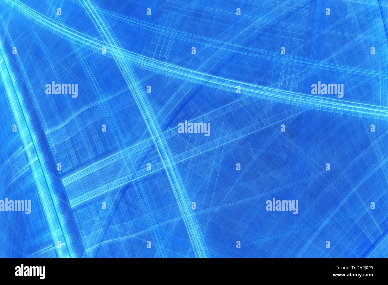 Dynamic curves ands blur pattern. Fractal graphics. Science and technology concept. Stock Photo