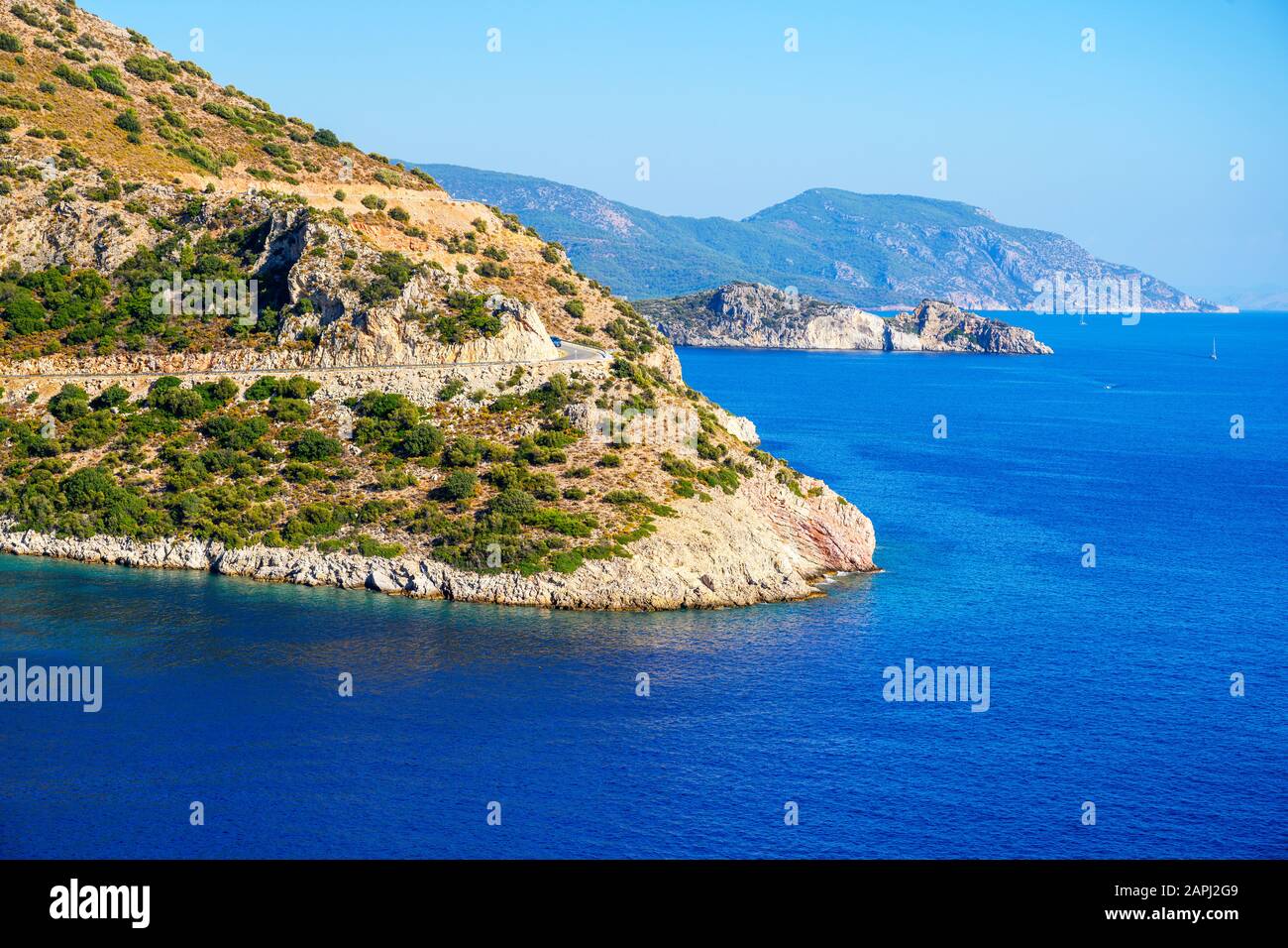 Asien Turkei Provinz Mugla Resadiye Halbinsel Datca Halbinsel Kuste Ostlich Von Palamutbuku An Der Strasse Nach Mesudiye Stock Photo Alamy