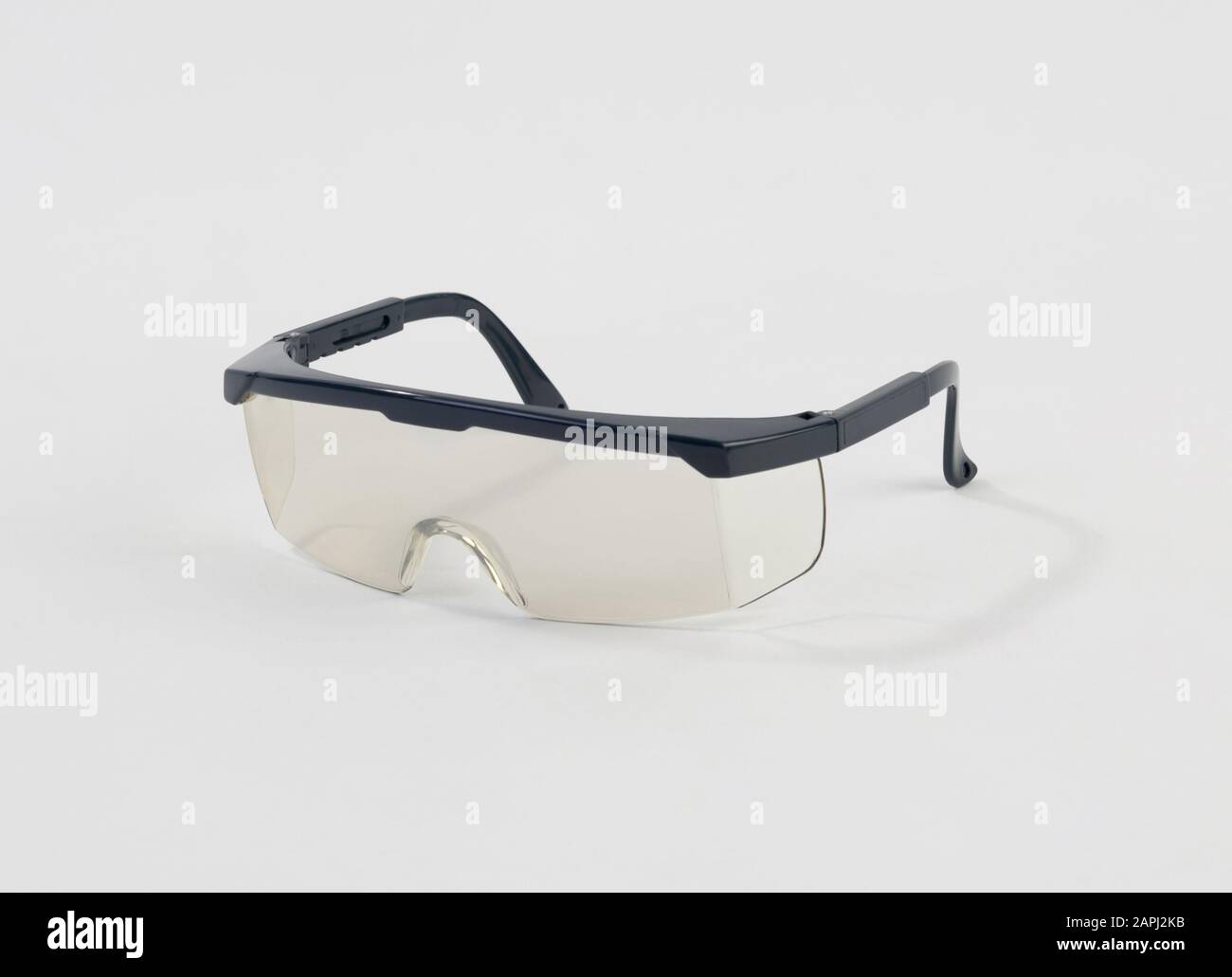 Safety glasses, protection eyewear isolated on white background Stock Photo