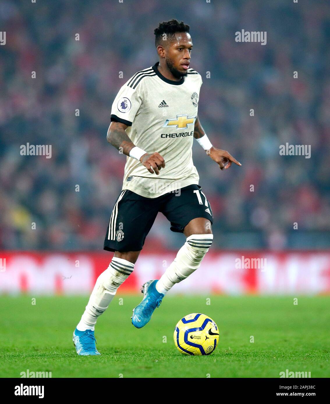 Manchester United's Fred in action during the Premier League match at