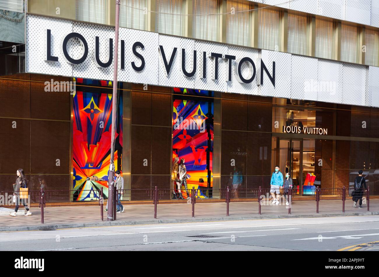 Louis Vuitton Store On The Canton Road Tsim Sha Tsui Stock Photo - Download  Image Now - iStock