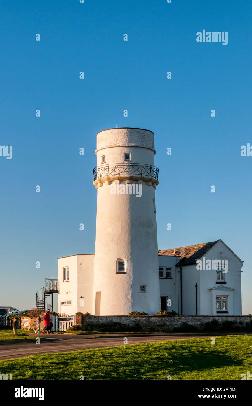 Old Hunstanton lighthouse, Norfolk, England Stock Photo