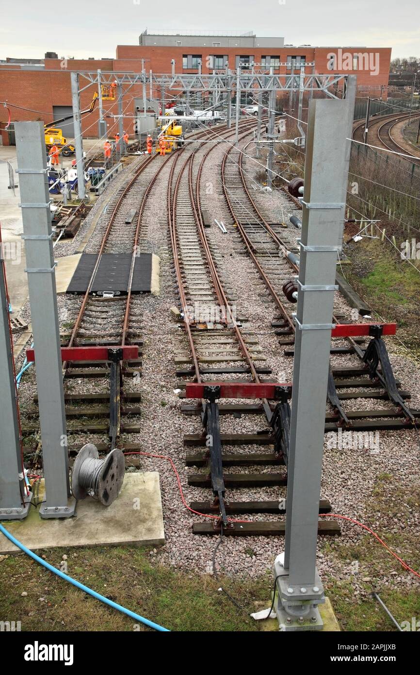 Network Rail's York Campus rail track and infrastructure training area