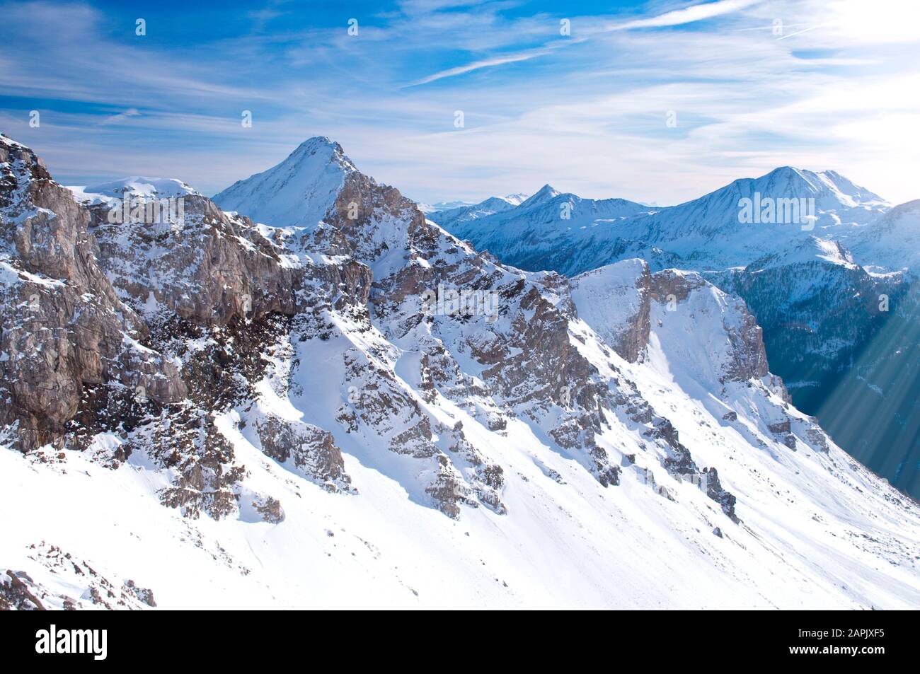 Austrian Mountain Ranges Alps austrian mountain range hi-res stock photography and images - Alamy