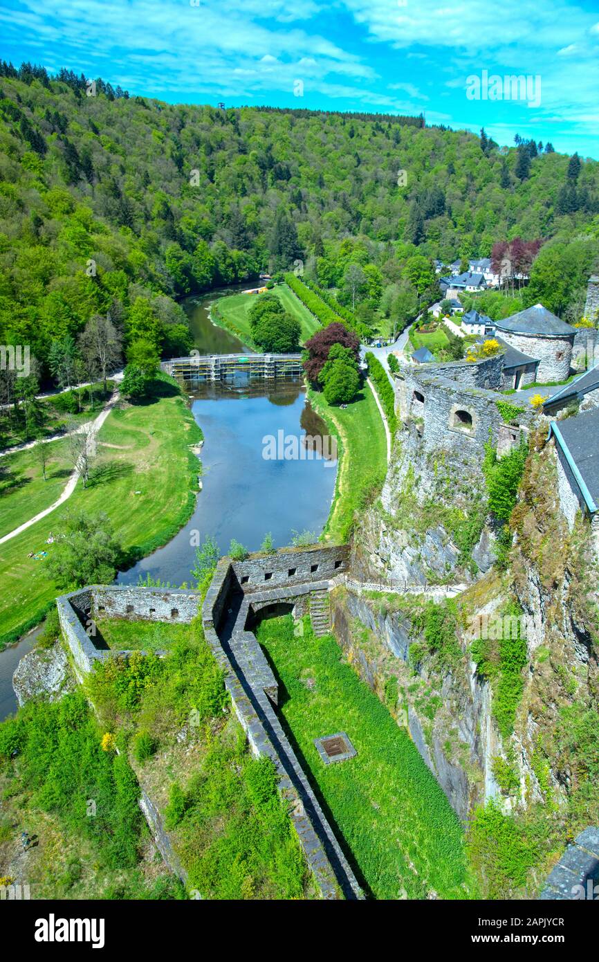 Bouillon medieval castle in Belgium Stock Photo Alamy