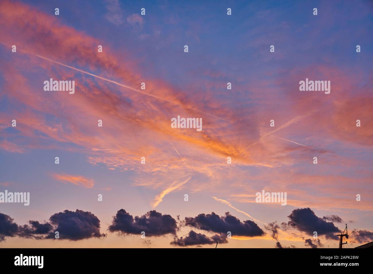 Beautiful Sunset Clouds Background And Blue Sky Taken In Istanbul Turkey Stock Photo Alamy Beautiful Sunset Clouds Background And Blue Sky Taken In Istanbul Turkey Stock Photo Alamy