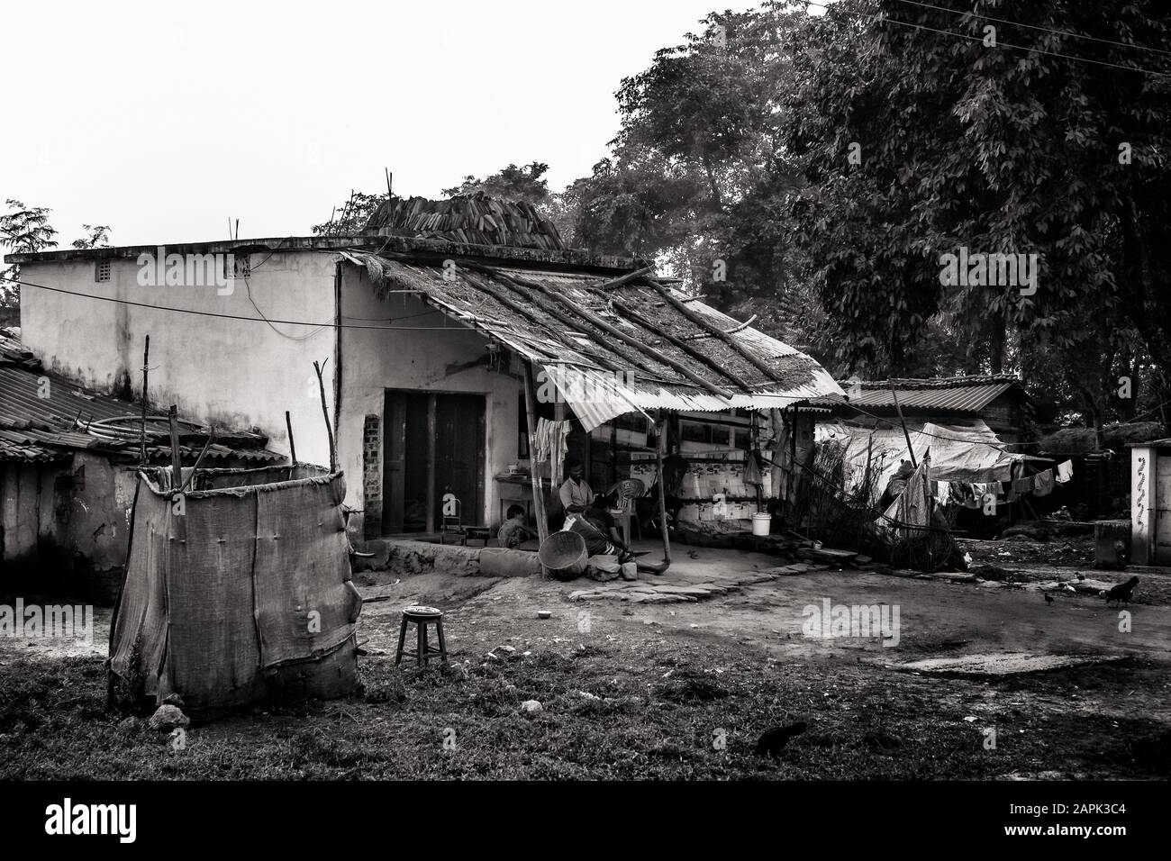 Roadside Cafe in India Stock Photo - Alamy