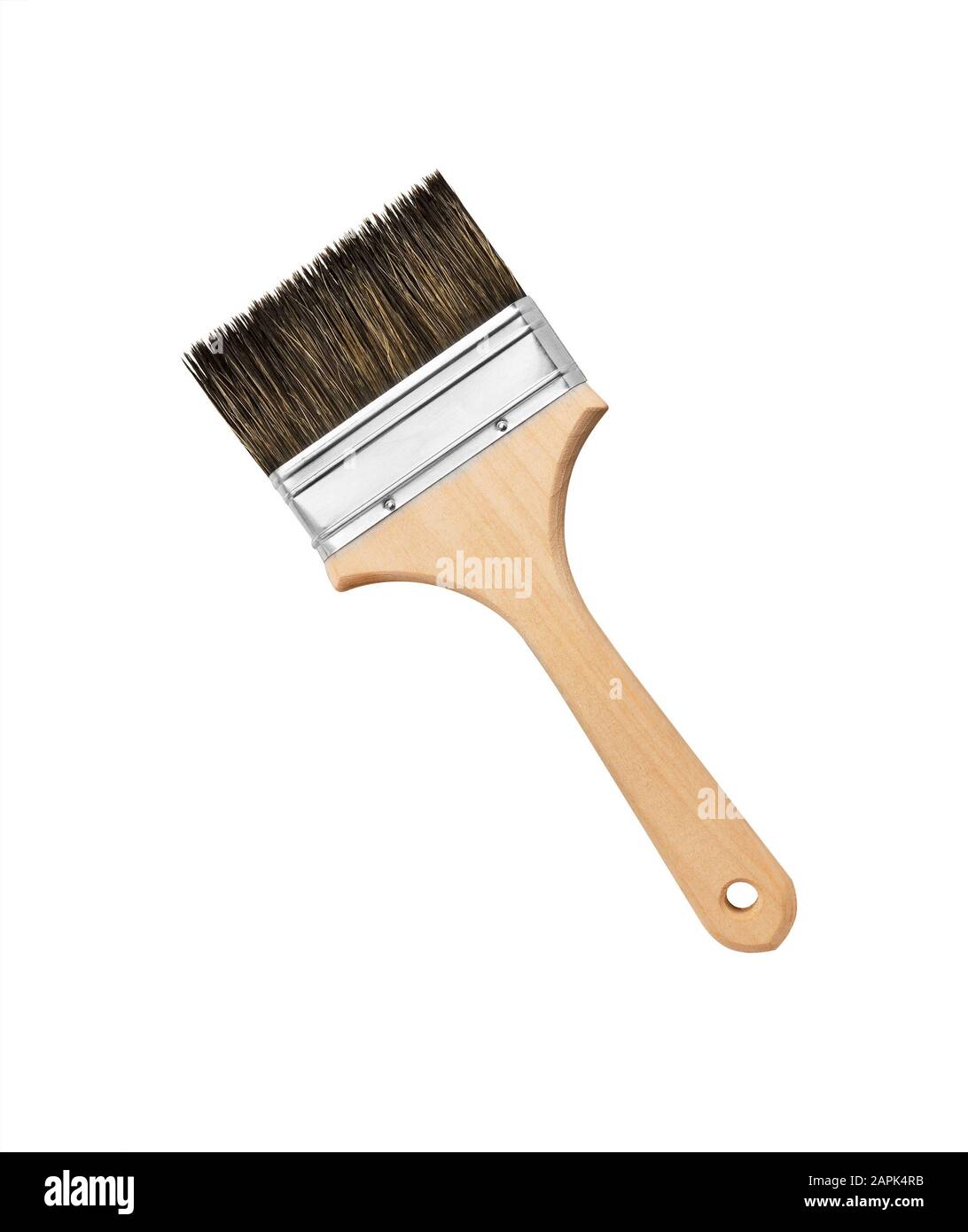 Paint brush isolated on a white background. Stock Photo