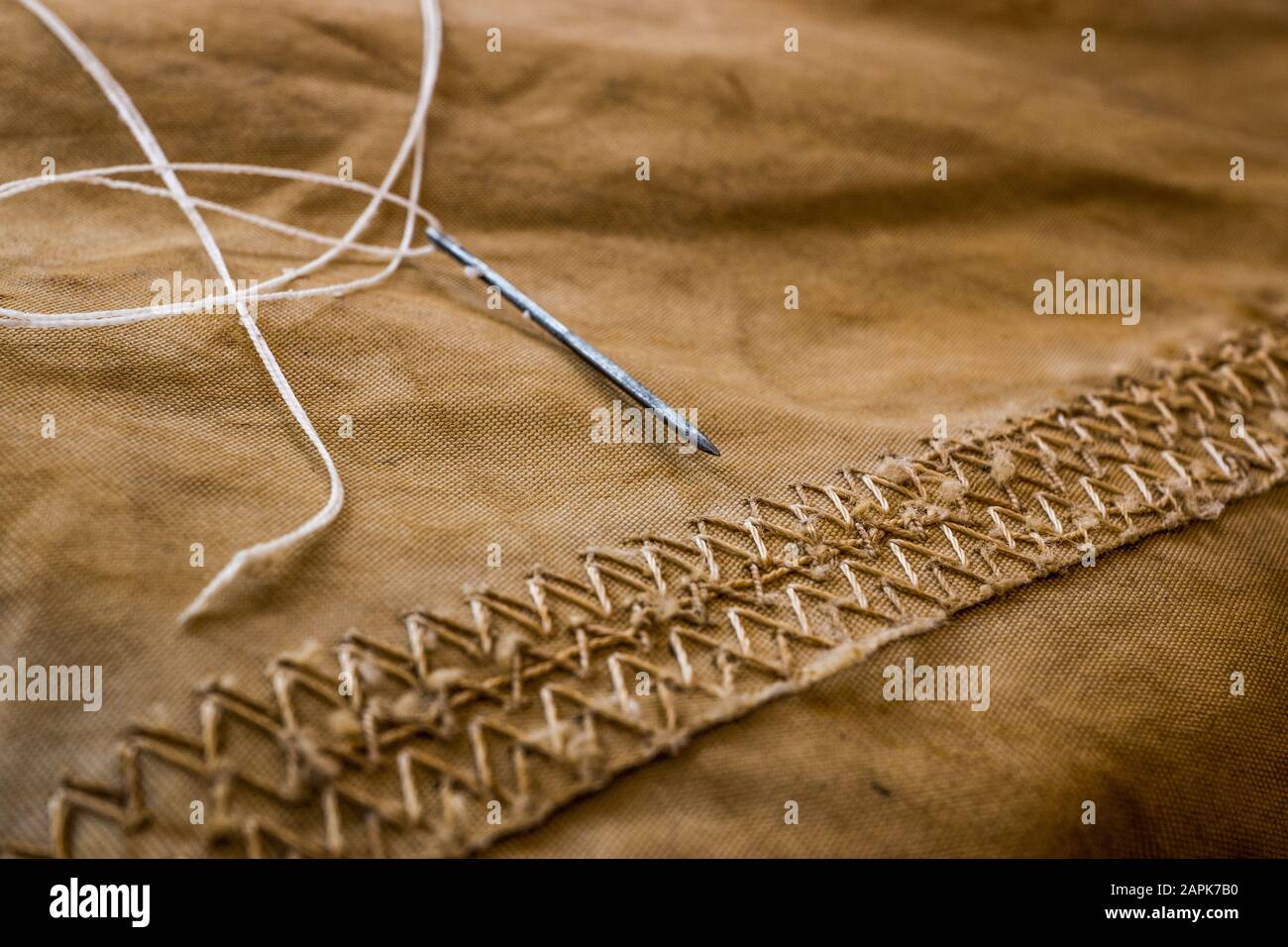 Old sewing needle Stock Photo Alamy
