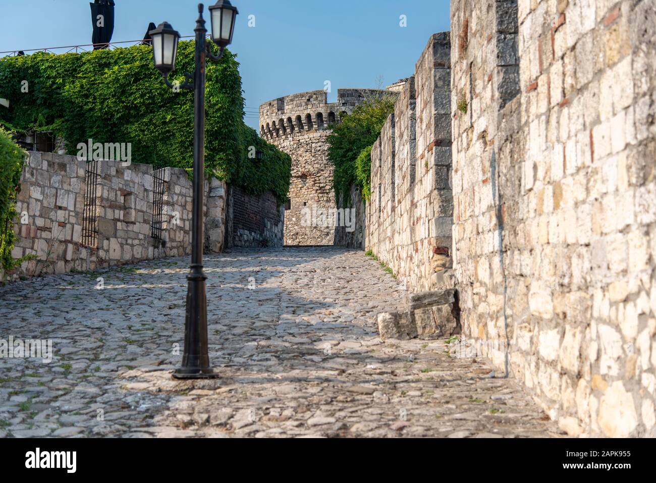 Old Castle from medieval time in Beograd, Serbia Stock Photo