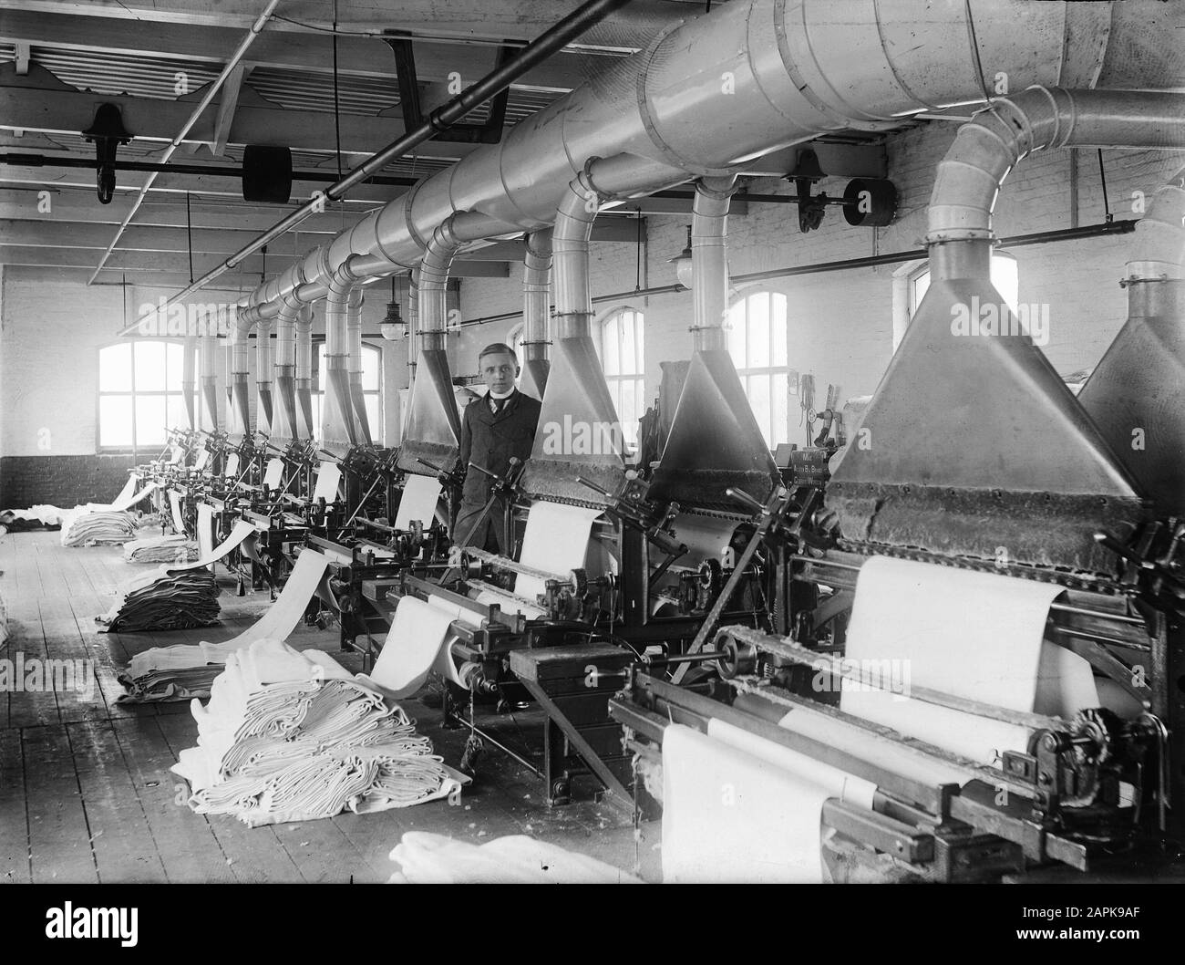 13x18 Dust extraction system in a textile factory Date: undated ...