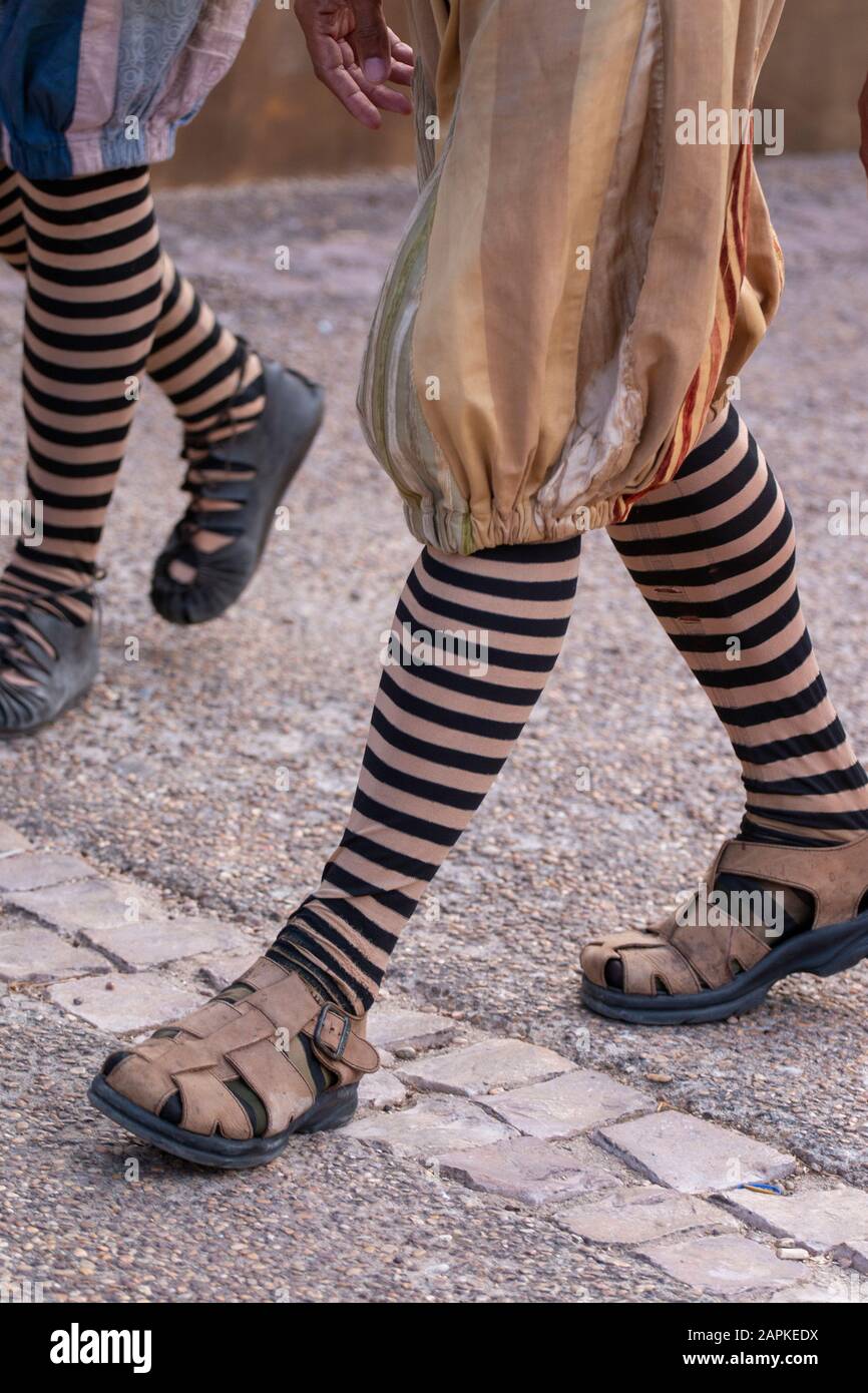Medieval costume characters in Medieval fair event Stock Photo - Alamy