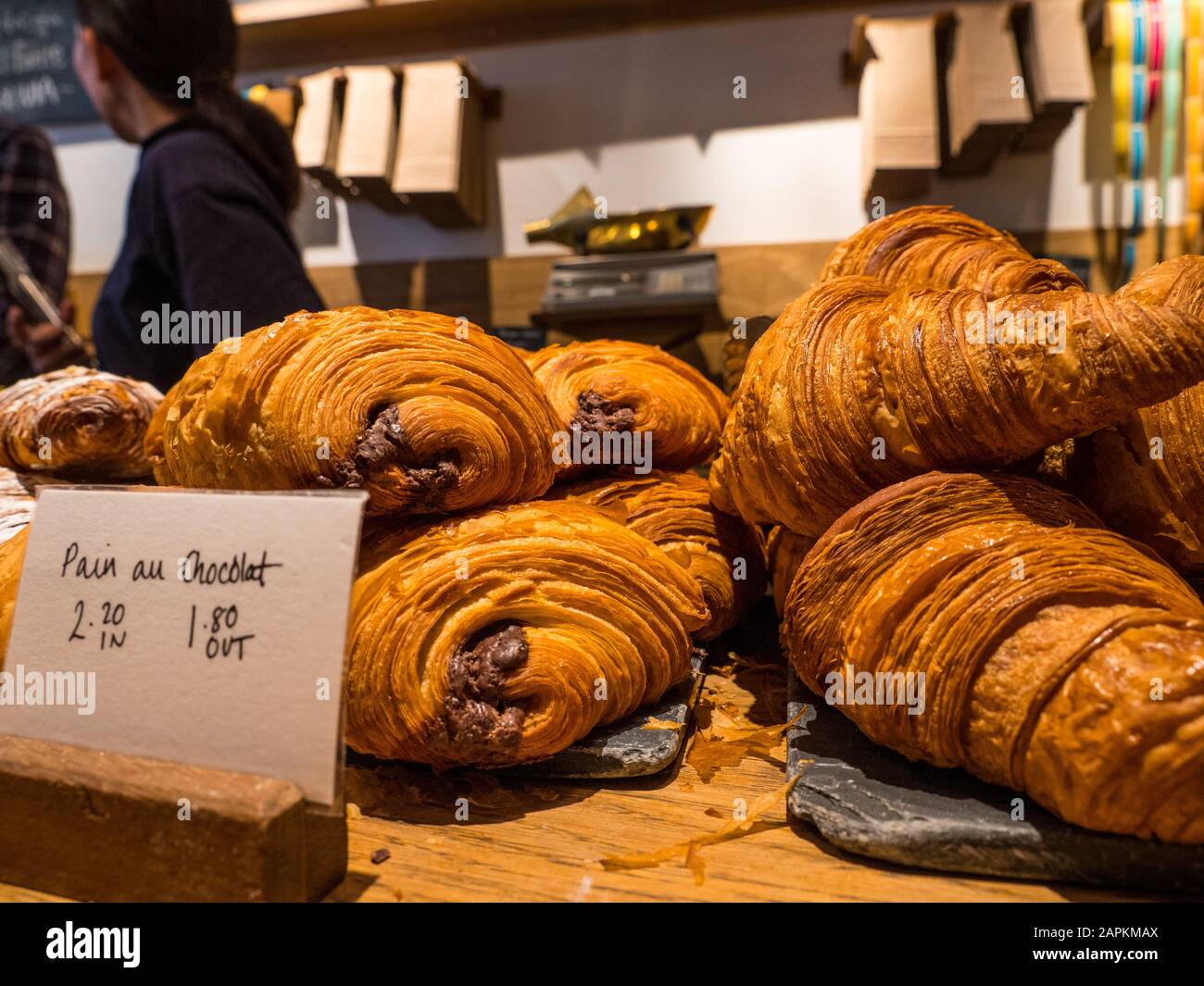 Pastry, Pain au Chocolat, Croissant, Monmouth Coffee Company, Seven