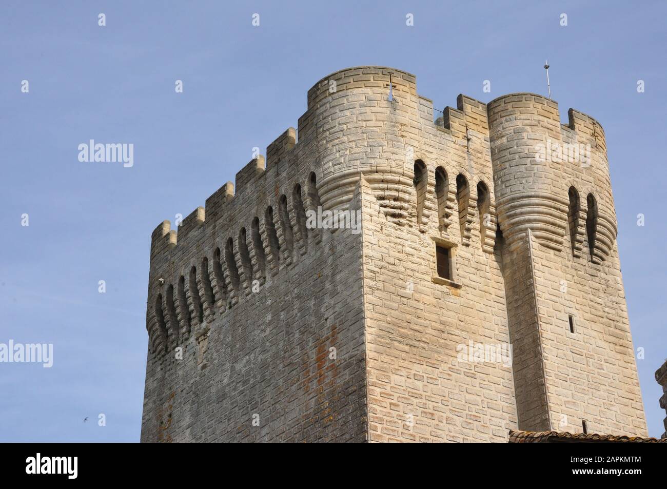 religious monument. spiritual retreat and reflection in the abbey, France Stock Photo