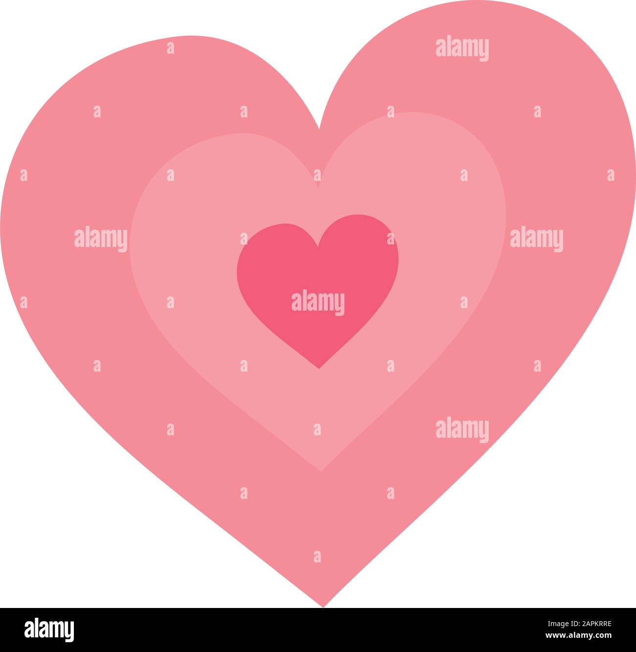 cute hearts love isolated icon Stock Vector Image & Art - Alamy