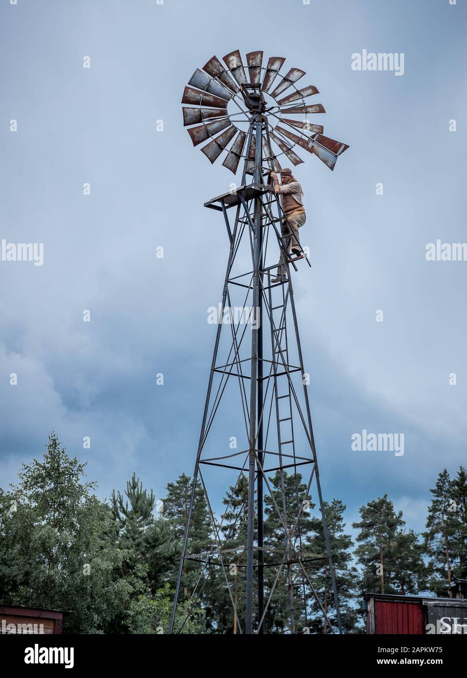 high-chaparral-westernpark-in-sweden-stock-photo-alamy