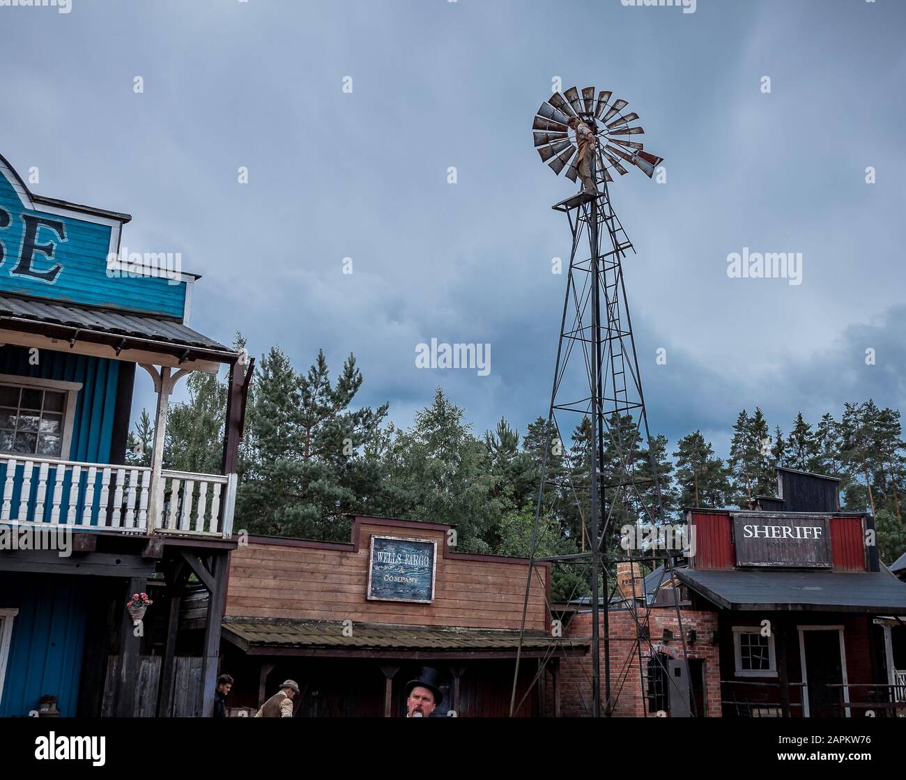 high-chaparral-westernpark-in-sweden-stock-photo-alamy
