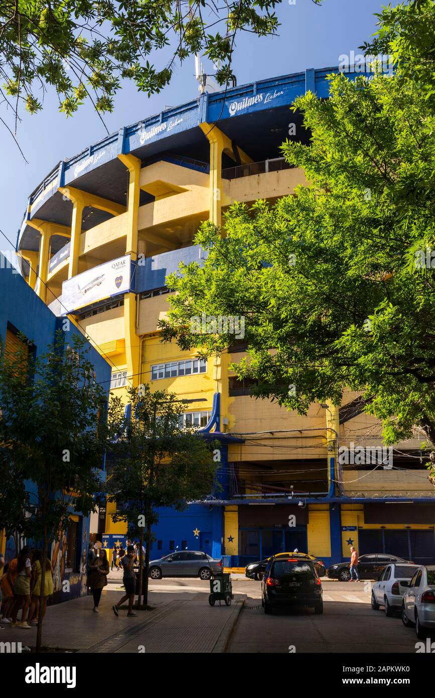 La Bombonera. Boca Juniors football team stadium. La Boca district. Buenos  Aires. Argentina Stock Photo - Alamy