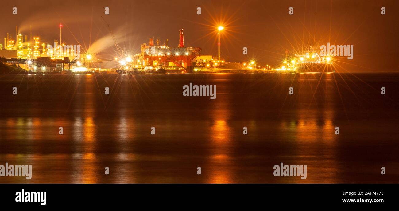 Oil refinery and terminal facility near Halifax, Nova Scotia, Canada