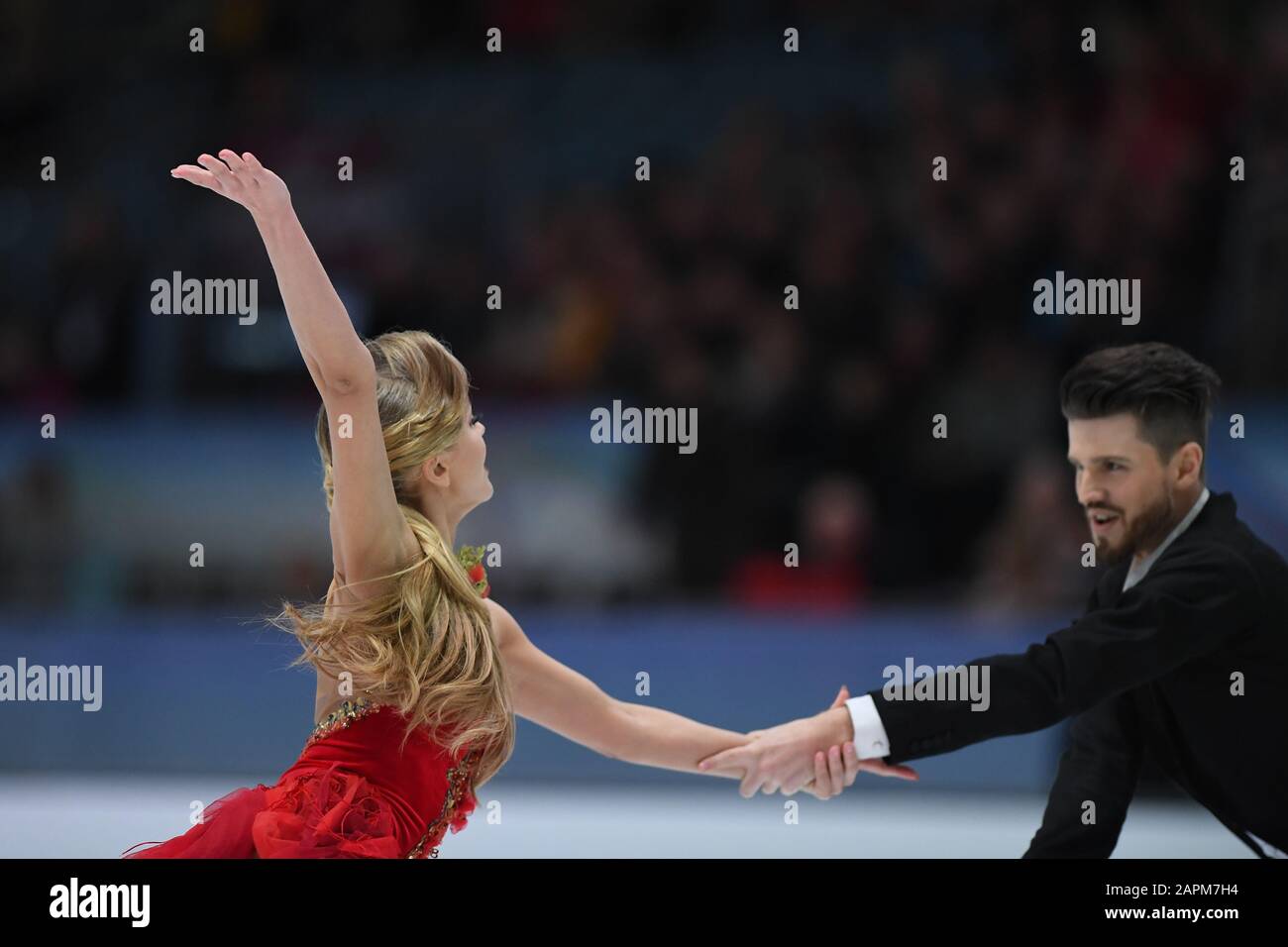 Alexandra STEPANOVA & Ivan BUKIN From Russia, During Rhythm Dance, In ...