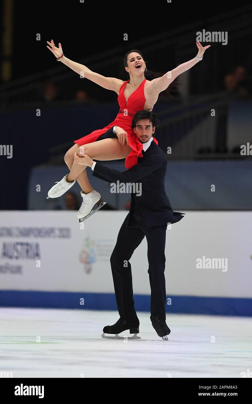 Jasmine TESSARI & Francesco FIORETTI from Italy, during Rhythm Dance