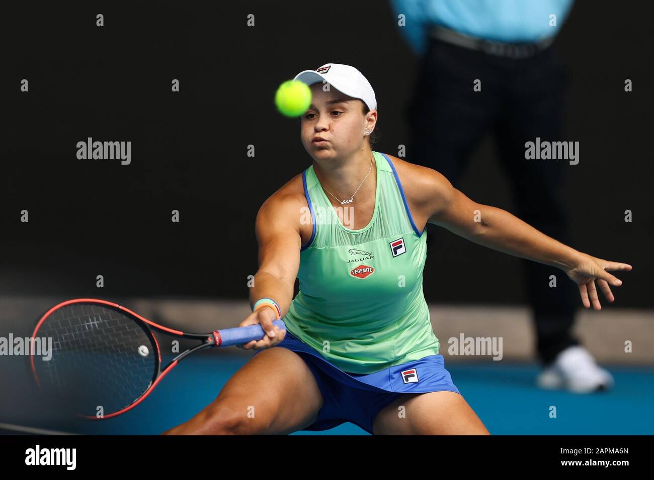 Melbourne Australia 24th Jan 2020 Ashleigh Barty Of Australia Defeats Elena Rybakina Of Kazakistan 6 3