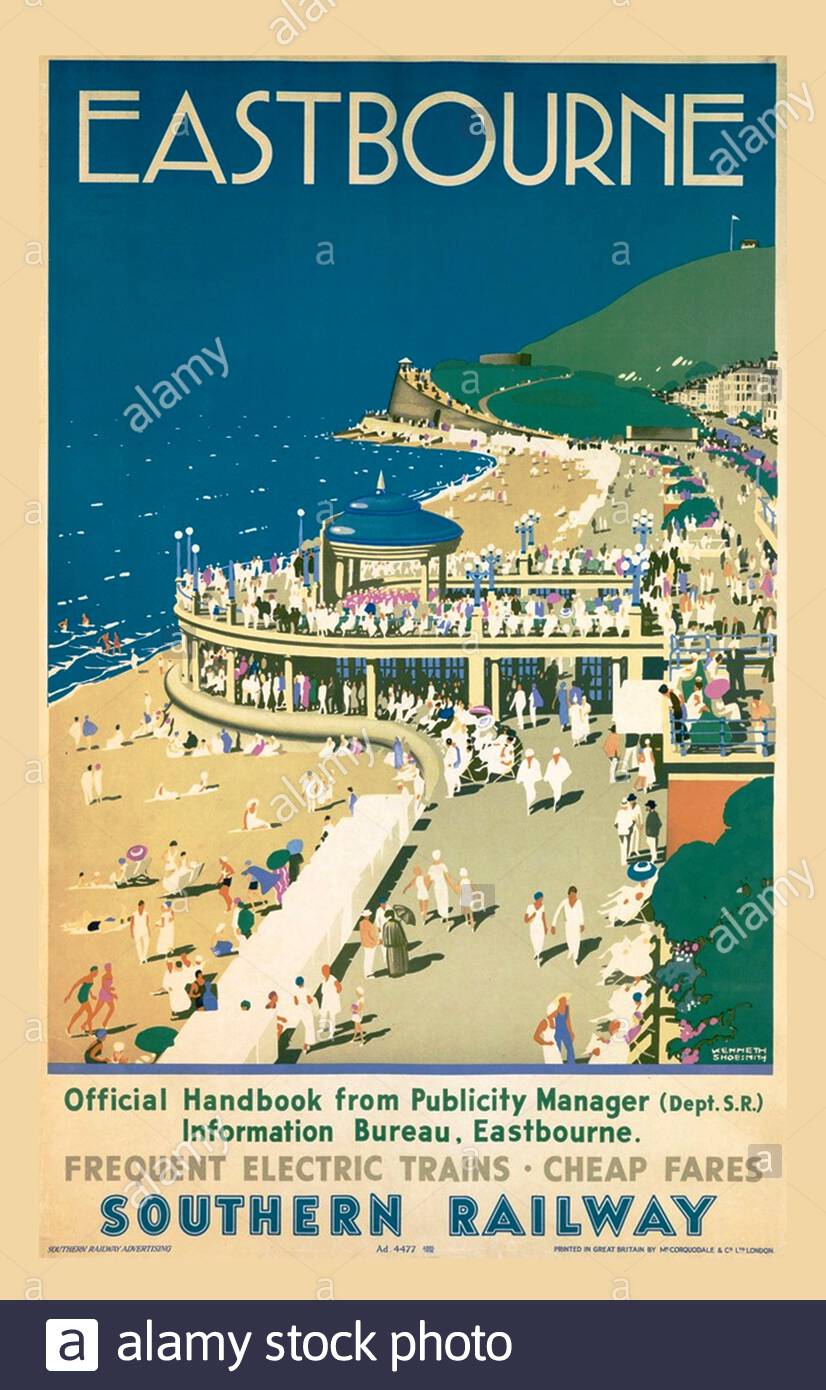 Vintage Travel Poster Stock Photo Alamy