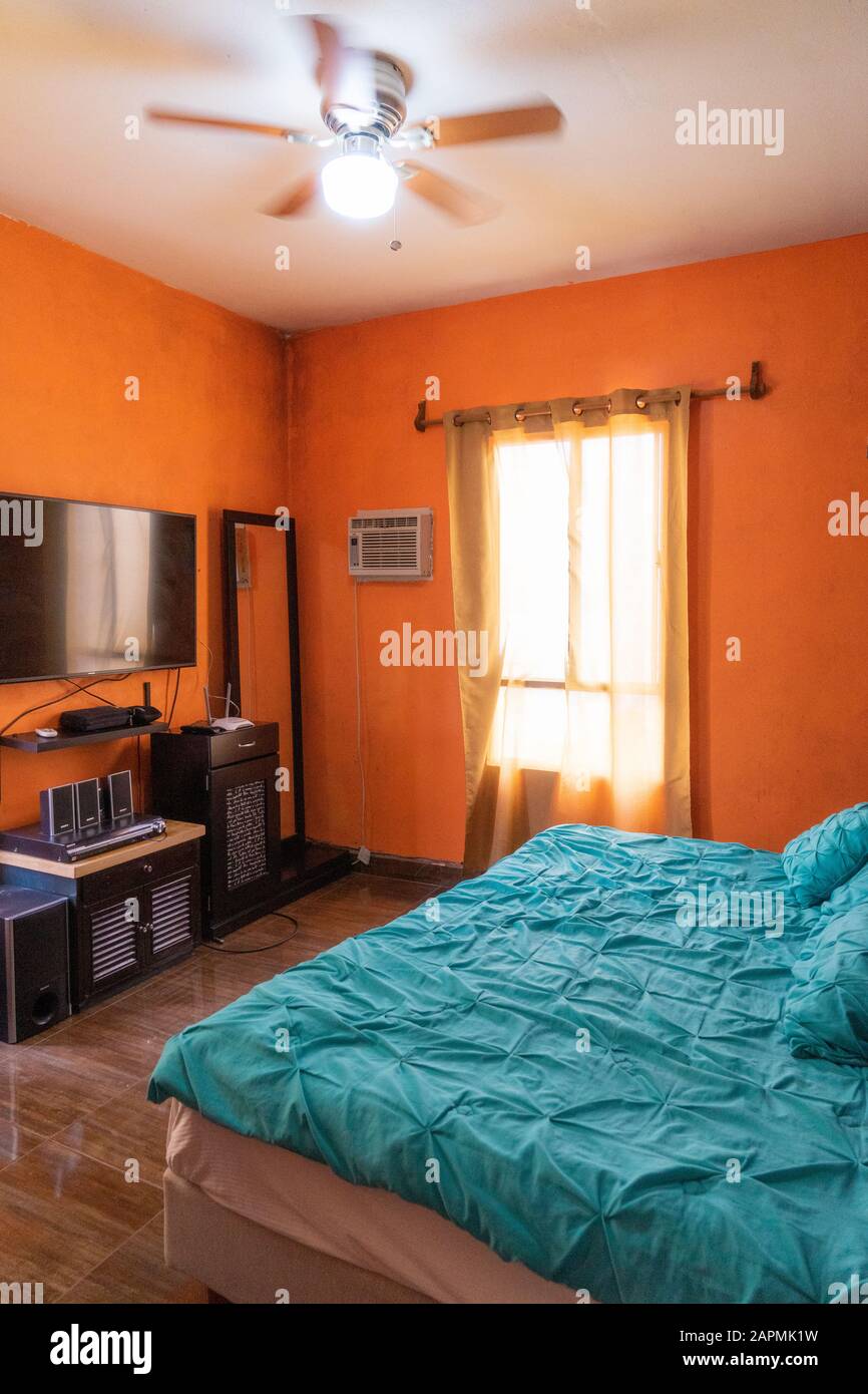 A clean room for a couple or single Stock Photo