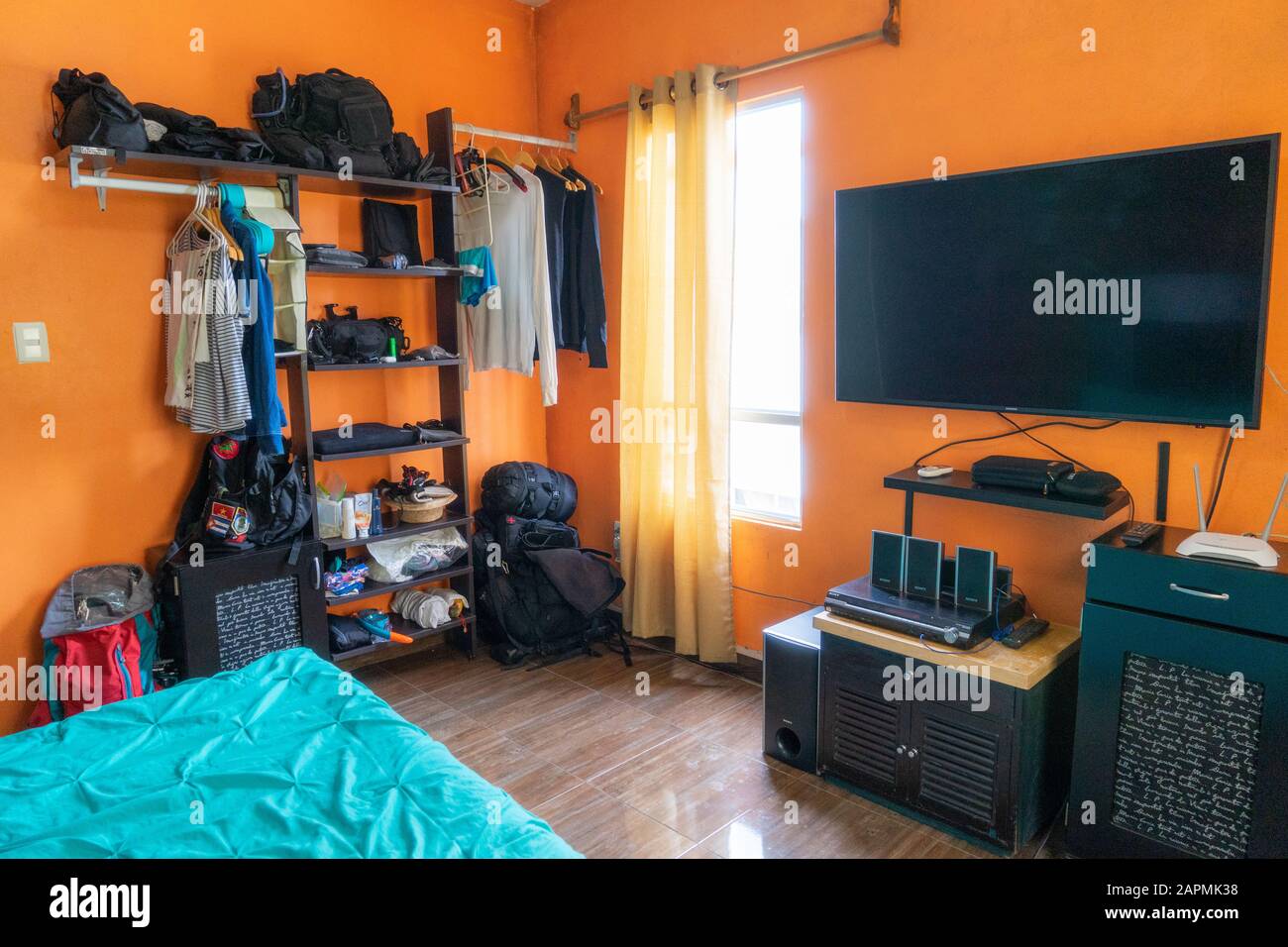 A clean room for a couple or single Stock Photo