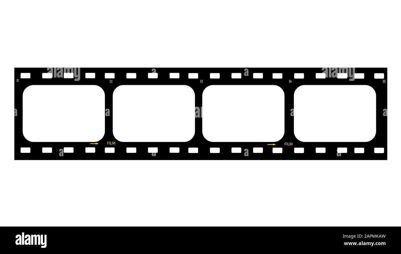 Film Strip vector Stock Photo