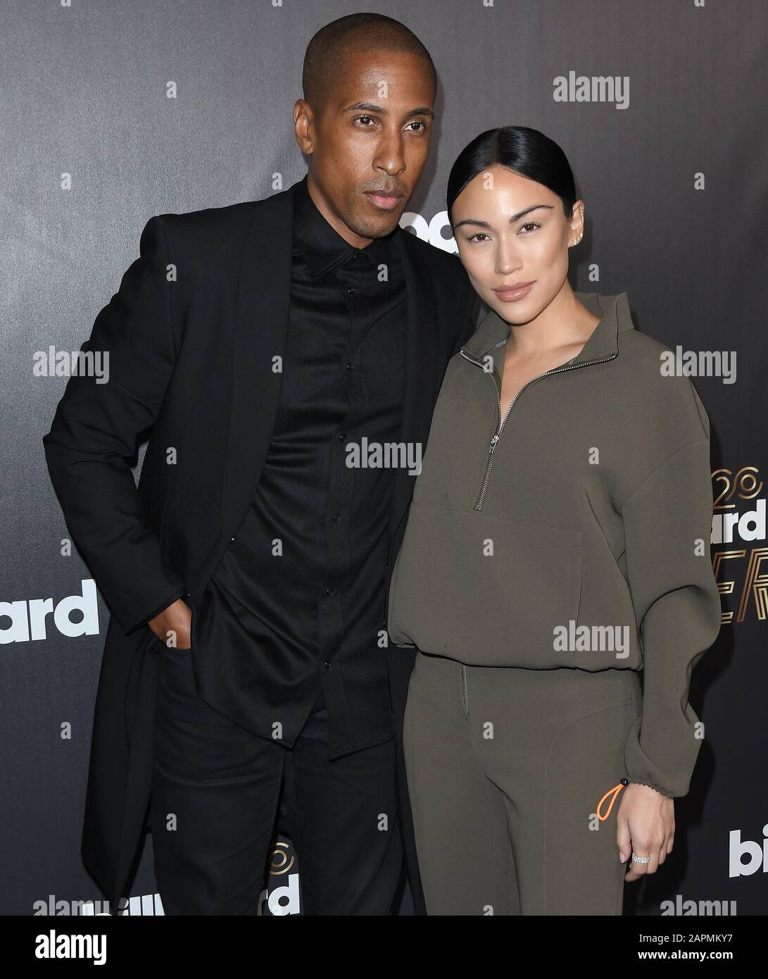 Los Angeles, California, USA. 23rd Jan, 2020. (L-R) Larry Jackson and Stephanie Shepherd at the 2020 Billboard Power List Event held at NeueHouse Hollywood in Los Angeles, CA on Thursday, ?January 23, 2020.  (Photo By Sthanlee B. Mirador/Sipa USA) Credit: Sipa USA/Alamy Live News Stock Photo