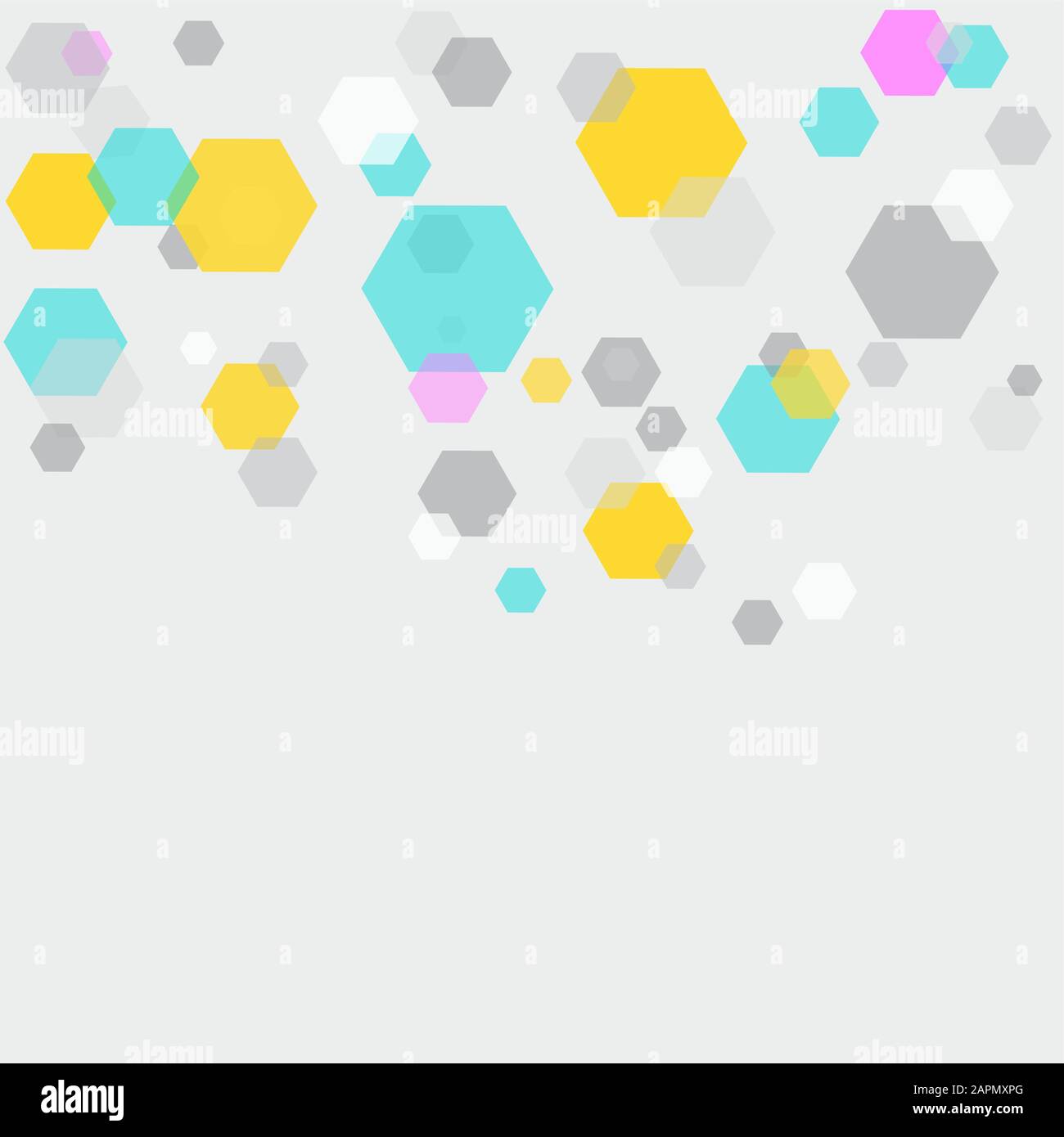 Vector abstract background with hexagons Stock Vector Image & Art - Alamy