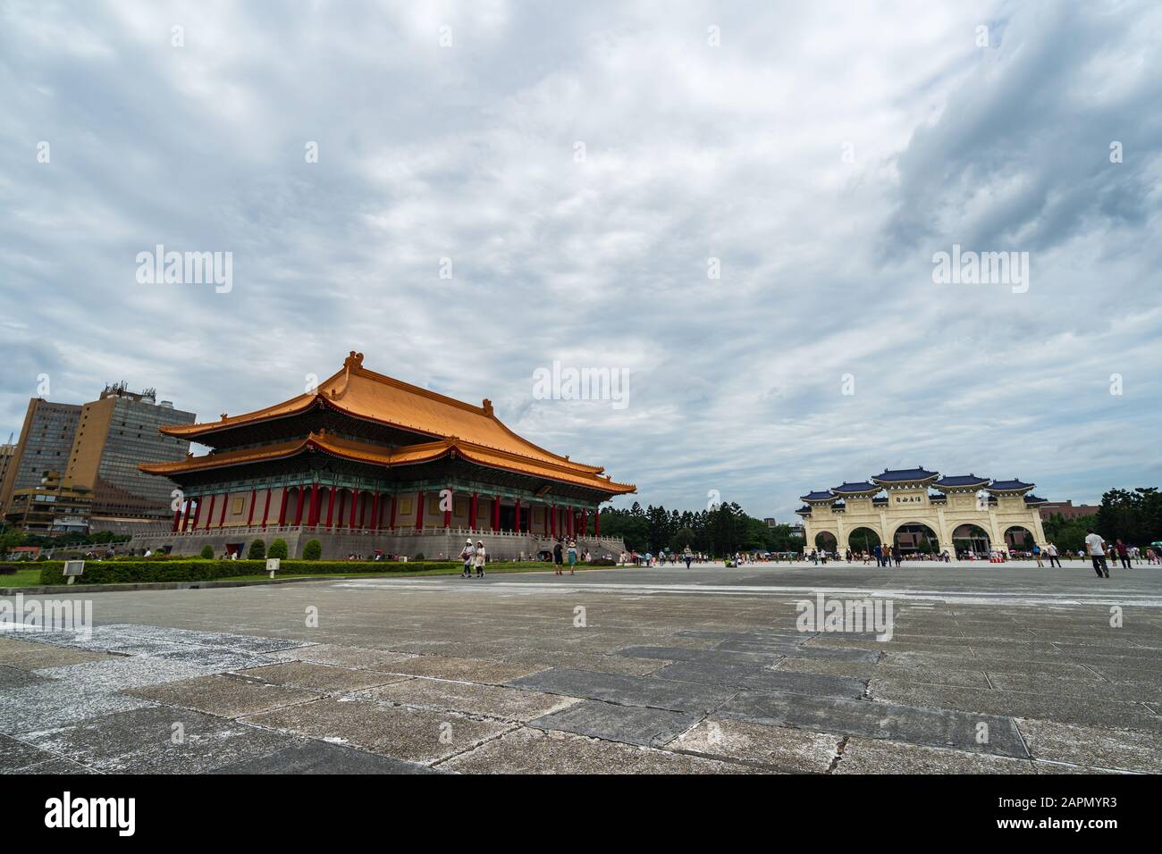 National Theater Hall And Liberty Square Main Gate Of Chiang Kai-Shek ...