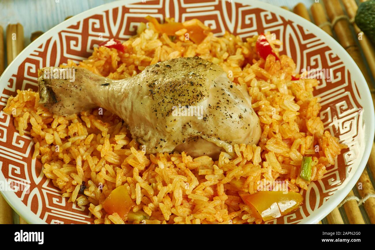 East African Pilau Rice, Kenyan cuisine, Traditional assorted African