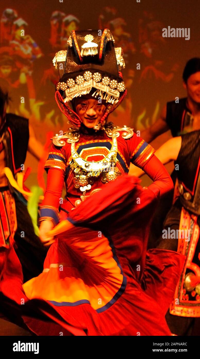 Guizhou Song and Dance Troupe China Stock Photo - Alamy