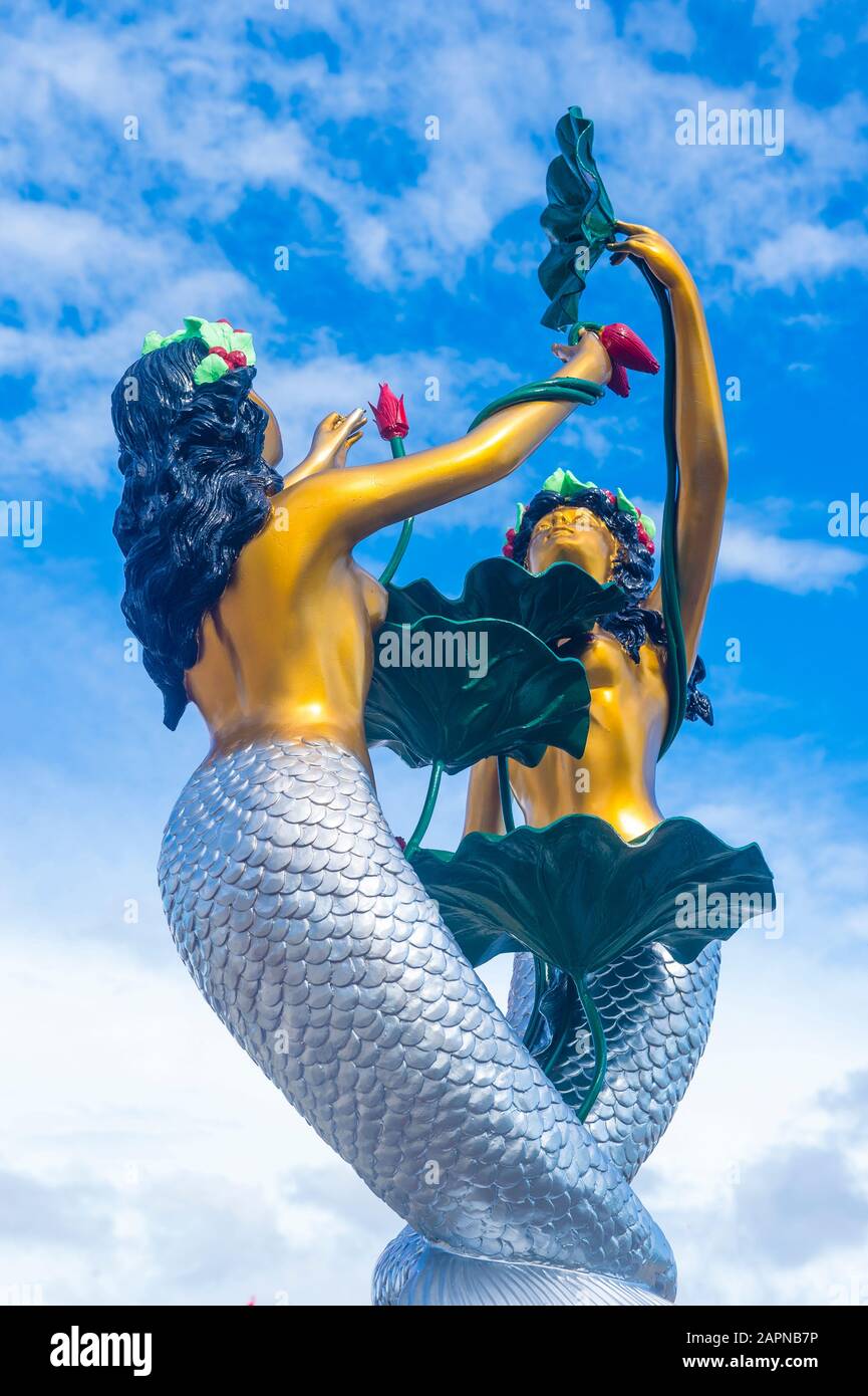 Statue at the Lakeside park in Angono Philippines Stock Photo Alamy